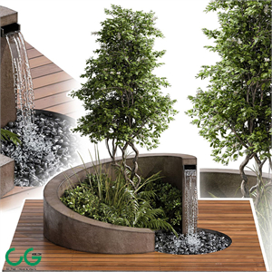 Landscape Furniture with Fountain